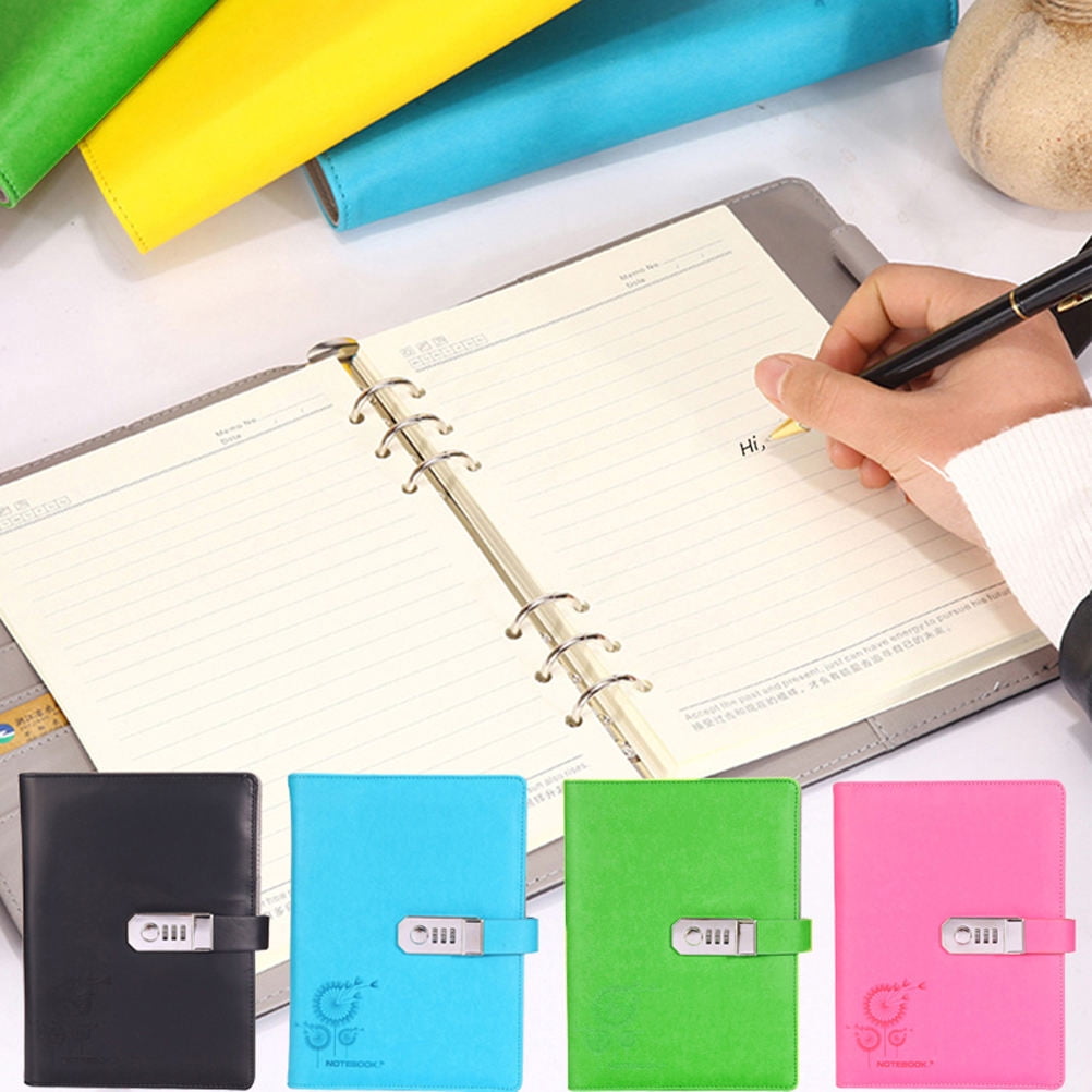 OFFIGAM Poetry Writing Journal with Password Lock, 1 Pack - Secure Notebook for Personal Notes and Writing