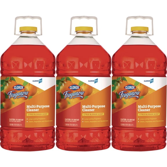 175 oz. Bottle CloroxPro Fraganzia Multi-Purpose Cleaner - Citrus Blossom Scent (3/Carton)