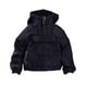 thumbnail image 5 of Sudadera con capucha y bolsillo frontal con figura masculina a escala 1/12 y cremallera de un cuarto Negro, 5 of 9