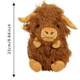 thumbnail image 3 of Weighted Highland Cow Plush Toys, Giant Highland Cow Gift Plush Toy,Adorable Stuffed Animal for Kids and Adults Highland Cattle Plushie Decor, 3 of 6
