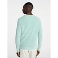 thumbnail image 3 of George Men's and Big Men's Cotton Slub Sweater with Long Sleeves, Sizes S-3XL, 3 of 5