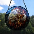 thumbnail image 2 of Christmas Lion Suncatchers, Lion Stained Glass Window Hangings, Lion Christmas, Lion Decor, Lion Christmas Ornaments For Kids Gifts For Girlfriend - 172HD732, Lion Handcrafted Glass, 2 of 5