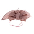 thumbnail image 4 of Tocado Gatsby de los años 20 Soledad Diadema Fascinator Sombrero Rosado, 4 of 10