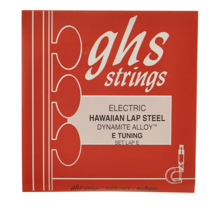 ghs lap-e nickel plated steel electric hawaiian lap steel e tuning (Best Strings For Lap Steel)