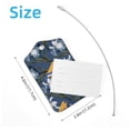 thumbnail image 4 of Square 2Pack PU Leather Bird Chinese Style Cruise Luggage Tag with Privacy Cover and Stainless Steel Ring - Suitable for Travel Handbags Backpacks Luggage Tags, 4 of 6