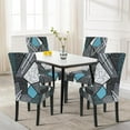 thumbnail image 2 of Dining Room Chair Covers Set of 4, Stretch Printed Parsons Chair Slipcovers Super Fit Removable Washable Kitchen Chair Protector Cover for Dining Room, Hotel, Ceremony (Geometric Pattern), 2 of 6