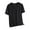 Black, variant on ZCFZJW Workout Shirts for Men Short Sleeve Athletic Active Tops Lightweight Casual Summer Quick Dry Crew Neck T Shirt for Running Black XL
