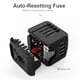 thumbnail image 4 of Convertidor de cargador USB de 4 puertos, adaptador de corriente CA de pared para MacBook/iPhone (negro), 4 of 9