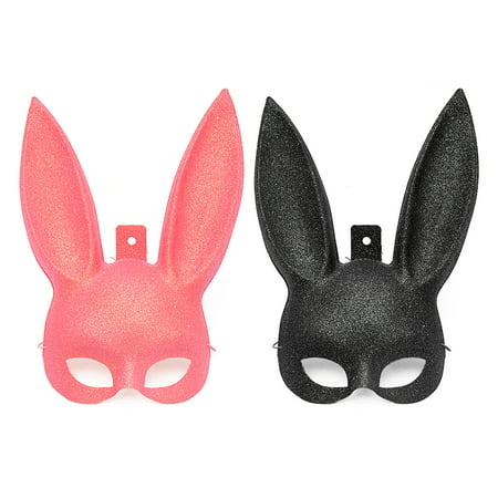 Halloween Party Bunny Rabbit Face Mask Cosplay Costume Party Men Women Dance Masquerade Supplies