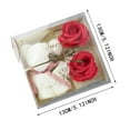 thumbnail image 3 of Mother's Day Gift Box Set, Towel Bear & Soap Flowers, Transparent Packaging, Elegant Present for Mom, Festive Gift, 3 of 5