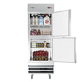 thumbnail image 5 of 28 in. Commercial Stainless Steel Solid Half Door Reach-In Refrigerator, 23 cu. ft., 5 of 12