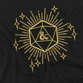 thumbnail image 3 of Dungeons and Dragons Year of the Dragon Lucky D20 Kids T Shirt (Small) for Youth Toddler Boys and Girls, Black, 3 of 5