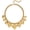 D Puffy Heart Charm, variant on Chunky Gold Charm Necklace for Women Boho Chunky Heart Statement Necklace Vintage Heart Coin Disc Charm Necklace Jewelry
