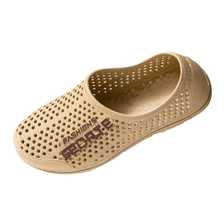 

Men Sandal Beach Non Flip Flop Men Sandals Slip Garden Men Clogs Acupressure Sandals for Men Shoes for Men Beach Mens Slide Sandals Size 11 Shoes Fashionable and versatile