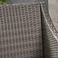 thumbnail image 3 of GDF Studio Sims Outdoor 3 Piece Wicker Chat Set, Gray and Silver, 3 of 5
