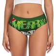 thumbnail image 1 of Fotbe Merry Christmas Calzones Estampados para Mujer – Ropa Interior de Algodón, Cómoda, Suave y Elástica-Large, 1 of 6