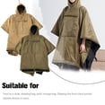 thumbnail image 2 of Baohd Coton Sac de Couchage Imperméable Isolation Extérieur Adulte Portable Couette Imperméable Manteau Nature Randonnée Camping Équipement Vert, 2 of 6