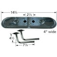 thumbnail image 2 of Oval Burner 14.75" x 4" fits Sunbeam Grills 3533-0114, 35330114S, 15102-71112, 2 of 2