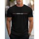 thumbnail image 1 of Camiseta de cuello redondo con estampado del alfabeto: tejido suave y ligeramente elástico, corte regular, lavable a máquina, ideal para el verano, estilo urbano informal y para el tiempo libre., 1 of 5