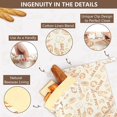 thumbnail image 6 of Reusable Beeswax Bread Bags(2 Pack), Beeswax Bags for Sourdough/Homemade Bread, Natural Cotton Bees Wax Bag,2pack x Beeswax Bread Bags, 6 of 6
