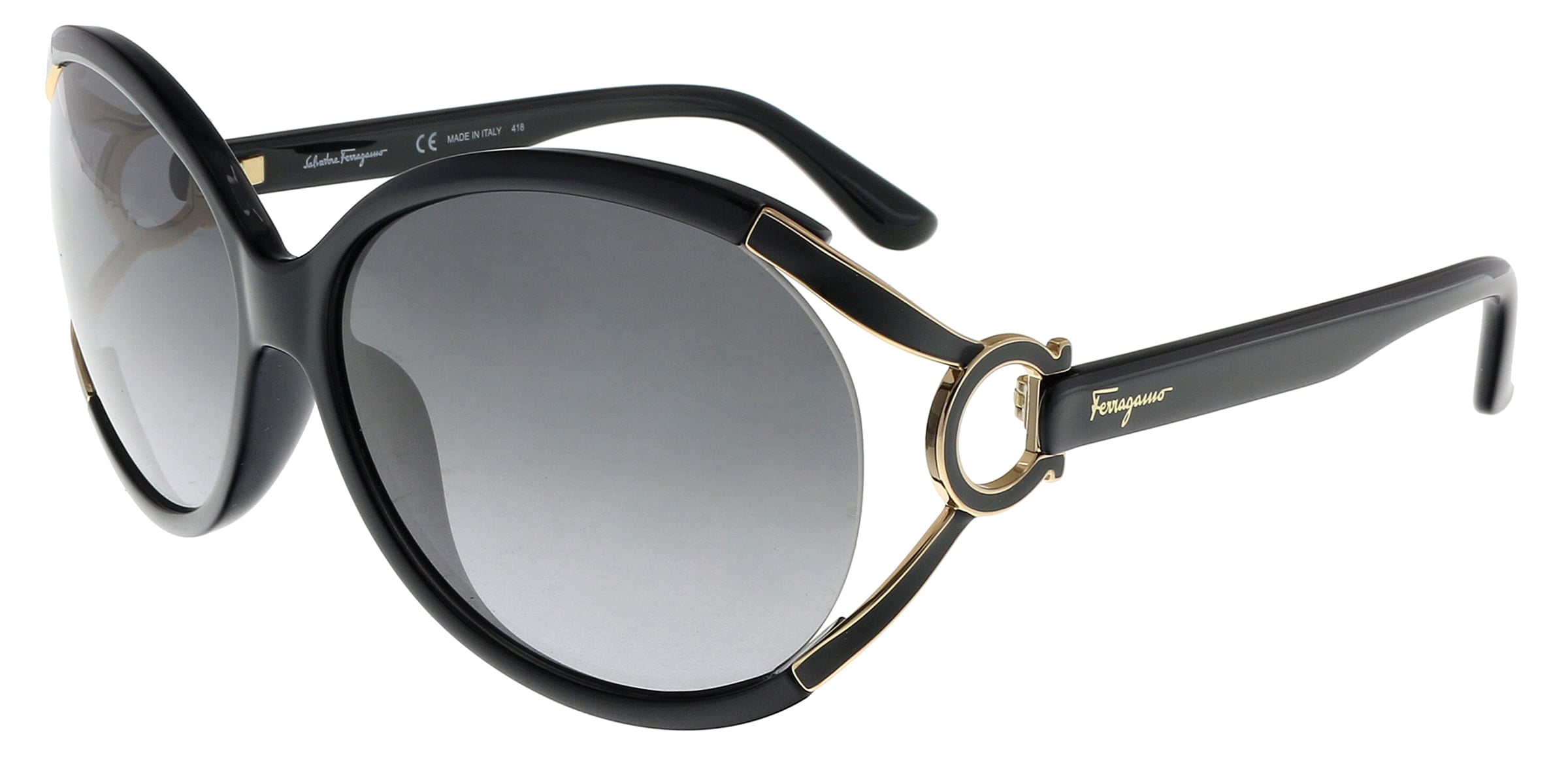 Salvatore Ferragamo サングラス SF606SA ブラック Salvatore Ferragamo Sunglasses SF606S 001 Black-Black Horn