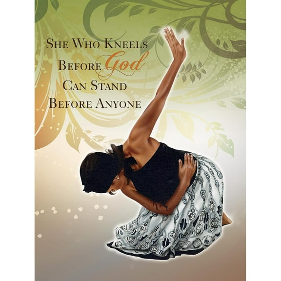 Jigsaw Wooden puzzle 300 pieces African American She Who Kneels Puzzle – Inspirational African American Jigsaw Puzzle for Adults | Stunning Artwork Celebrating Faith and Resilience