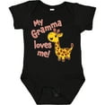 thumbnail image 3 of Inktastic My Gramma Loves me- cute giraffe Boys or Girls Baby Bodysuit, 3 of 5