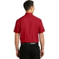 thumbnail image 2 of Port Authority Short Sleeve SuperPro Twill Shirt-XS (Rich Red), 2 of 6