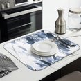 thumbnail image 6 of Microfibre Drying Mat for Kitchen Pioneer Dish Drying Drainer Mat Absorbent Colorful Floral Drying Mat Washing Up for Glass, Plate & Cup 16inch X 18inch, 6 of 7