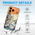 thumbnail image 4 of Case For Apple iPhone Air / 17 Pro / 17 Pro Max Series Case, Slim Thin Transparent Flexible Clear TPU Shockproof Phone Case For iPhone 17 Series, Elegant Christmas with Snowflake, 4 of 6