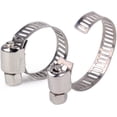 thumbnail image 4 of Abrazadera de manguera de tubo de acero inoxidable ajustable de 1/2 "-3/4" de 20 piezas, sujetador de anillo de tubo de transmisión de tornillo sin fin Ormromra CZBG-ZC81, 4 of 7