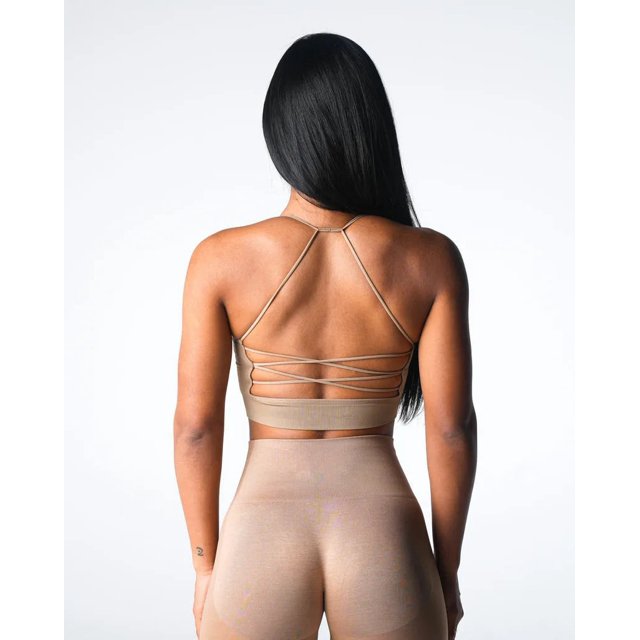 Cascade-Sujetador deportivo sin costuras para mujer, ropa acolchada, sujetadores de Yoga, Top corto de gimnasia, Bralette de entrenamiento, ropa deportiva
