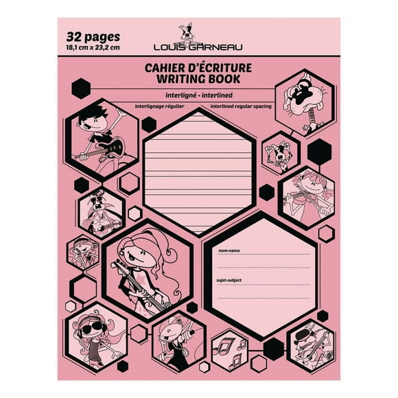 Louis Garneau cahier d'écriture