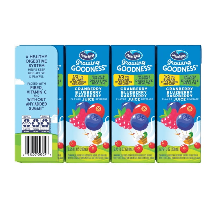Ocean Spray Growing Goodness Cranberry Blueberry Raspberry, 32 Pack photo 4