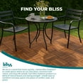 thumbnail image 6 of Bliss Outdoors Hardwood 12-Slat Interlocking Wood Deck Tiles Set of 30(Open Box), 6 of 11