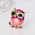 thumbnail image 3 of 1 Uds broche moda personalidad lindo búho broche pin broche, 3 of 4