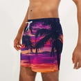 thumbnail image 5 of Goodtrade8 Mens Shorts Elastic Waist Board Shorts Swimwear Casual Breathable Pockets Drawstring Hawaiian Swim Shorts for Men Summer Vacation,Size XL, 5 of 6