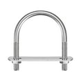 thumbnail image 1 of Unique Bargains Round U-Bolts 3 Sets 44mm Inner Width 62mm Length M6 with Nuts and Plates, 1 of 5