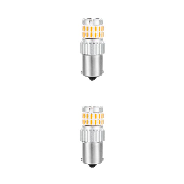 Riwesomey 2 piezas de luz de giro buena decoración instalación práctica dispositivo de iluminación lámpara de señal rendimiento estable bombilla de Luz amarilla 2piezas Riwesomey CBP448834