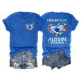 thumbnail image 6 of CHENge Autism Awareness Shirt Women Autism Acceptance Mom Shirts Graphic Mental Health T-Shirt Inspirational Short Sleeve Top, 6 of 6