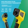 thumbnail image 3 of Industrial infrared thermometer Handheld digital infrared industrial thermometer Laser temperature gun Non-contact infrared LCD pyrometer 400-600 degrees temperature gun Multi-function, 3 of 8