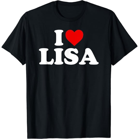 I Love Lisa - Heart T-Shirt