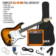 LyxPro 39 Inch Electric Guitar Beginner Kit with 20W Amp and Accessories