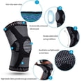 thumbnail image 2 of Professional Knee Brace, Compression Knee Sleeve with Patella Gel Pad & Side Sta, 2 of 5