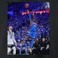 thumbnail image 4 of Men's Shai Gilgeous-Alexander Black Oklahoma City Thunder Game Frames T-Shirt, 4 of 4