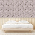 thumbnail image 3 of Ambesonne, Sakura Pattern Peel & Stick Wallpaper for Home, Art Japanese Flowers, 13"x36", Purple Grey and Fern Green, 3 of 5