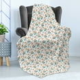 thumbnail image 4 of Birds Soft Flannel Fleece Blanket, Foxwood and Orchid Flowers with Palm Leaves Tropical Flora Fauna Hawaii Toucan Animal, Cozy Plush for Indoor and Outdoor Use, 50" x 70", Multicolor, by Ambesonne, 4 of 5
