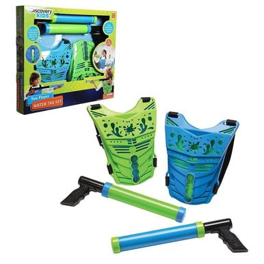 Discovery Kids Two Player Launcher Water Tag Set  w/ 2 Score Vests SM8 28586C7055