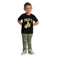 thumbnail image 3 of Funny Fruit Pun That's Bananas Toddler Boy Girl T Shirt Infant Toddler Brisco Brands 6M, 3 of 5