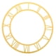thumbnail image 1 of Reloj de pared con números romanos, adhesivo redondo de acrílico con espejo, para decorar la sala de estar y la entrada del hotel., 1 of 8